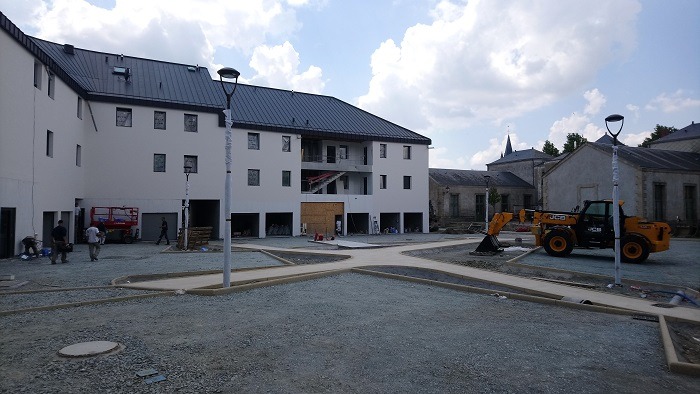 Travaux de voirie à Saint-Prouant
