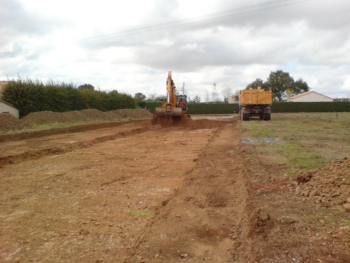 Travaux de terrassement en Vendée